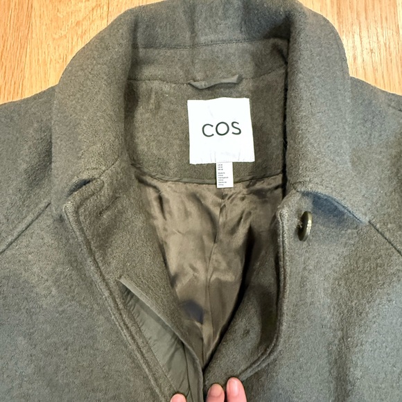 COS Women's Olive Green Jacket - Picture 4 of 4